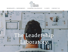 Tablet Screenshot of leadershipdevelopmentlab.com
